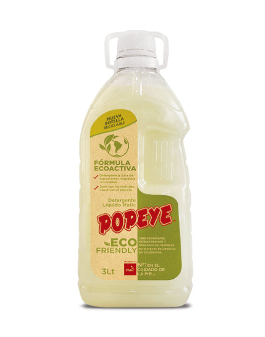 Popeye Eco Friendly Detergente liquido 3 L - Puntolimpieza