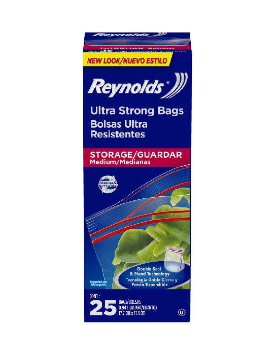 Reynolds Bolsa Hermética Doble Cierre Mediana 25 unid - Puntolimpieza